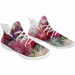 Men Fall Flowers Bouquet Cheerleading Dance Shoes