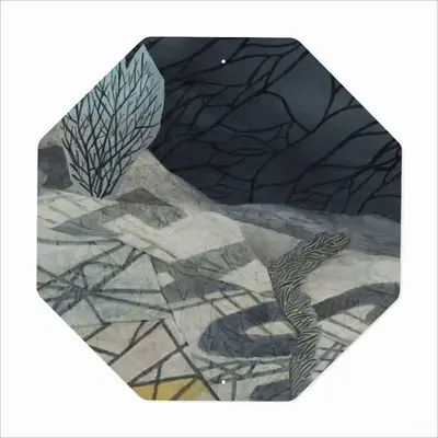 Message Series 2C Octagonal Iron Painting