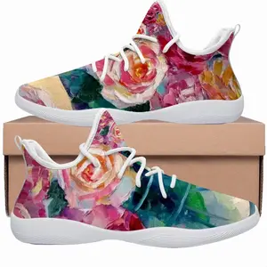 Men Roses On Garden Table Cheerleading Dance Shoes