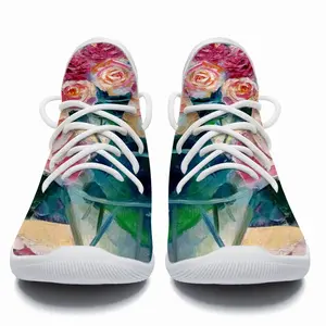 Men Roses On Garden Table Cheerleading Dance Shoes