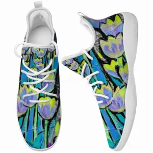 Men Morning Sun In Tulips Cheerleading Dance Shoes