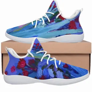 Men Flower Bed Cheerleading Dance Shoes