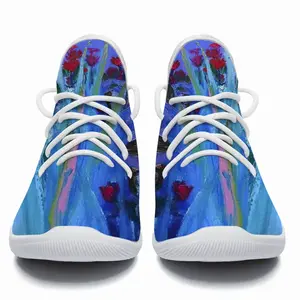 Men Flower Bed Cheerleading Dance Shoes