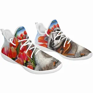 Men Raccoon Celebrating Spring Cheerleading Dance Shoes