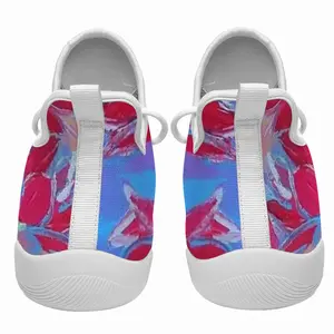 Men Harmony Of Pink And Blue Cheerleading Dance Shoes