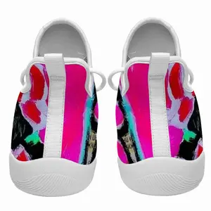 Men Pink Tulips Cheerleading Dance Shoes