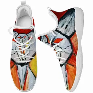 Men Super Angry Cat Cheerleading Dance Shoes