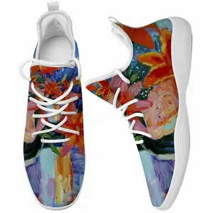 Men Summer Flowers Lilies Cheerleading Dance Shoes