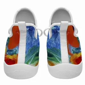 Men Summer Flowers Lilies Cheerleading Dance Shoes