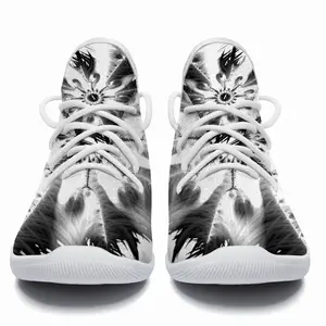 Men Feathers Cheerleading Dance Shoes