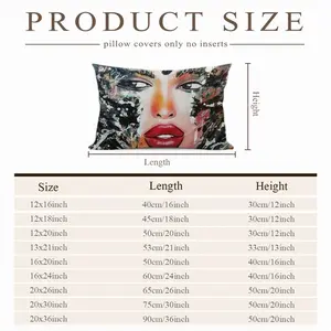 Cherry Lips Polyester Pillow (Rectangle, Multi-Size)