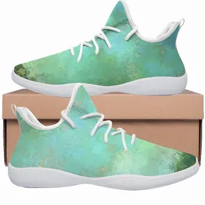 Men Green Clouds Cheerleading Dance Shoes