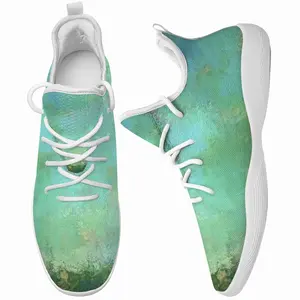 Men Green Clouds Cheerleading Dance Shoes