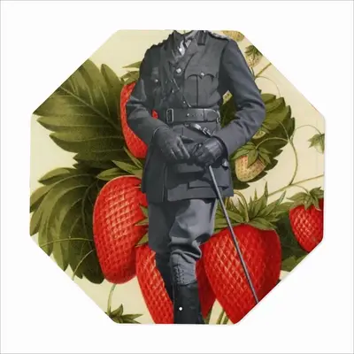 Major Strawberry Octagonal Iron Painting