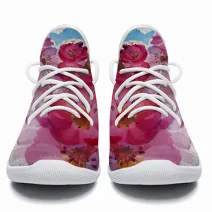 Men Sakura Cherry Blossoms Cheerleading Dance Shoes