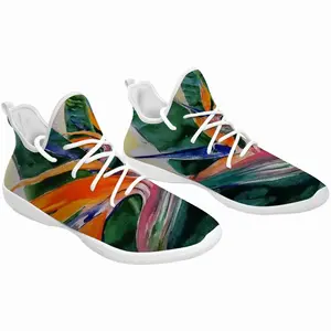 Men Strelitzia Plant Cheerleading Dance Shoes