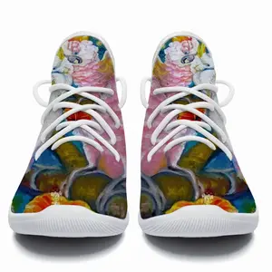 Men In Love Cockatoo Parrots Cheerleading Dance Shoes