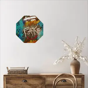 Fake Humanity Octagonal Iron Painting