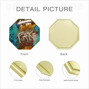 Fake Humanity Octagonal Iron Painting