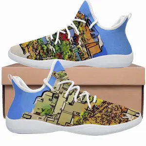 Men Santorini View Of Oia Cheerleading Dance Shoes