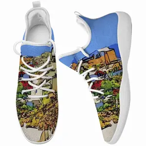 Men Santorini View Of Oia Cheerleading Dance Shoes