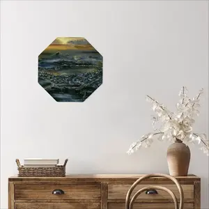 The Bronze Sundown Octagonal Iron Painting