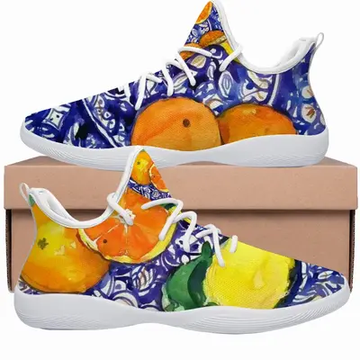 Men Oranges Cheerleading Dance Shoes