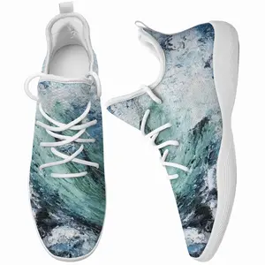 Men Dancing With Waves Cheerleading Dance Shoes