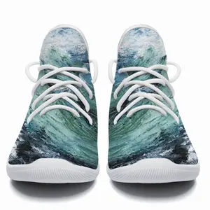 Men Dancing With Waves Cheerleading Dance Shoes