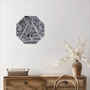 The All Seeing Eye Octagonal Iron Painting