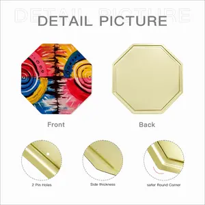 Life Cycle Octagonal Iron Painting