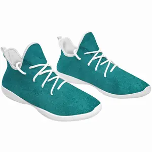 Men Caribbean Blue Cheerleading Dance Shoes