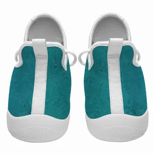 Men Caribbean Blue Cheerleading Dance Shoes