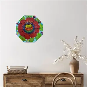 Flower Planet Octagonal Iron Painting