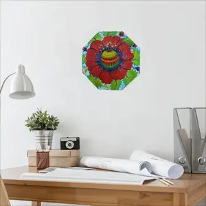 Flower Planet Octagonal Iron Painting