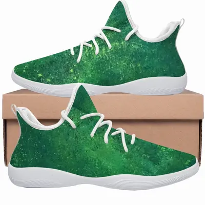 Men Shades Of Green Cheerleading Dance Shoes