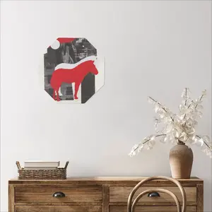 Wwf Przewalskis Horse Octagonal Iron Painting