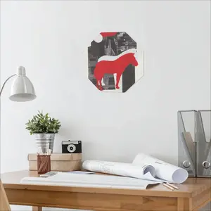 Wwf Przewalskis Horse Octagonal Iron Painting