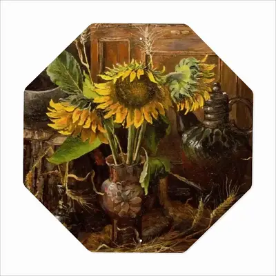 My Sunflowers Octagonal Iron Painting