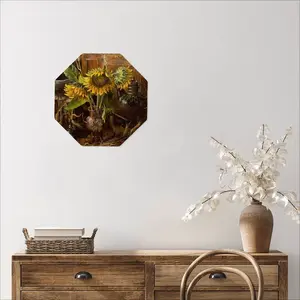 My Sunflowers Octagonal Iron Painting