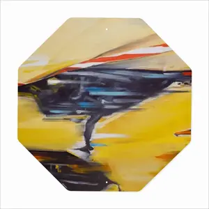 Lamborghini Crash Octagonal Iron Painting