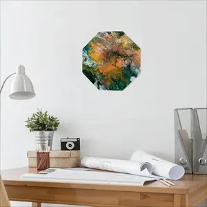 Autumn Flare Octagonal Iron Painting