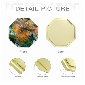 Autumn Flare Octagonal Iron Painting