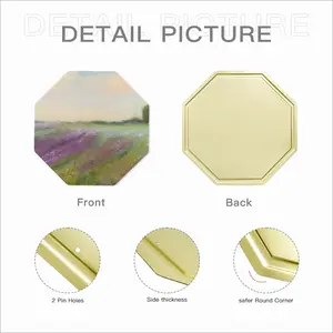 Lavender Field Octagonal Iron Painting