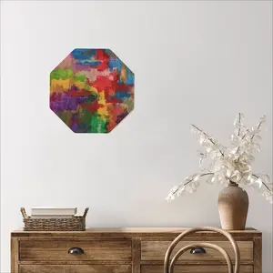 #86-2021 Octagonal Iron Painting