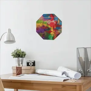 #86-2021 Octagonal Iron Painting