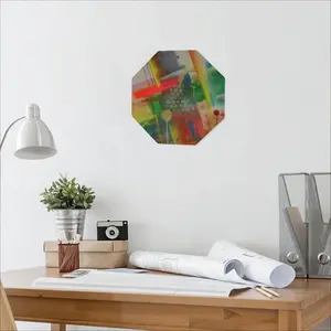 #68-2021 Octagonal Iron Painting