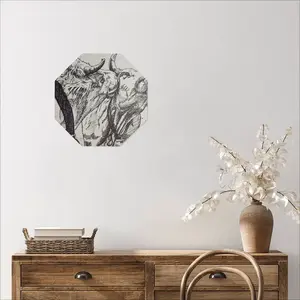 Smooch Octagonal Iron Painting