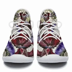 Men White Prints Cheerleading Dance Shoes