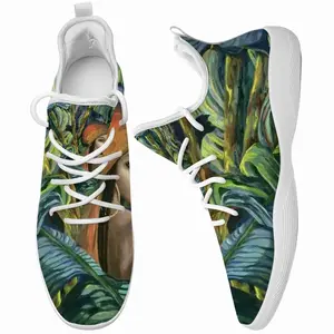 Men Tropical Lips Cheerleading Dance Shoes